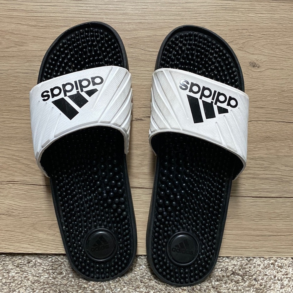 Women’s adidas slides.  Great condition.